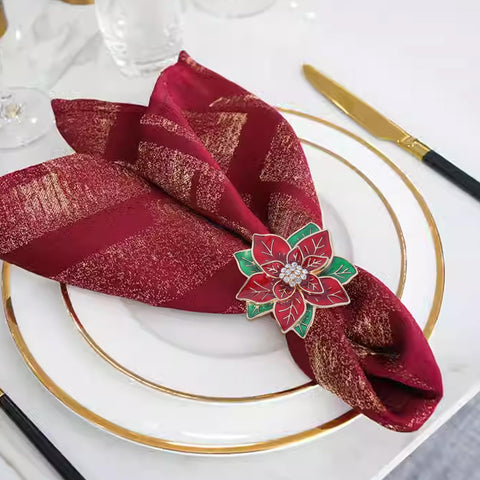 LGJkYF napkin ring for dining tables creates elegant holiday ambiance