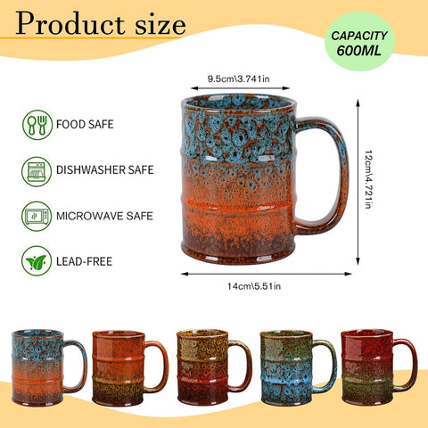 LGQ 20oz mug shown in dishwasher-safe design for easy cleanup
