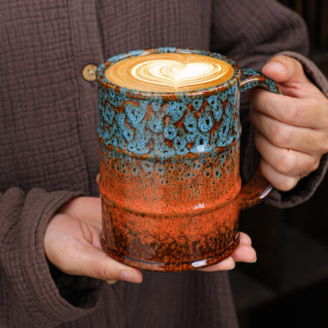 LGQ 20oz sturdy ceramic mug suitable for hot and cold drinks