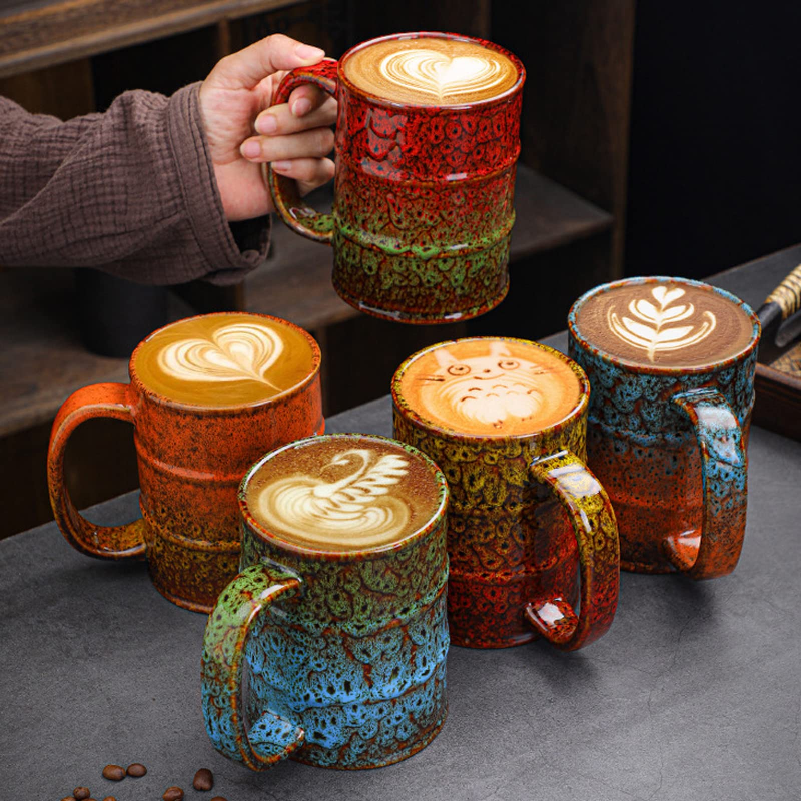 LGQ 20oz multicolor glaze adds personality to kitchen space