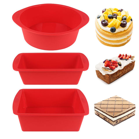 LGQUK silicone loaf pan for easy release and even baking.