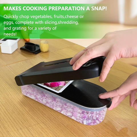 LHS chopper includes brushes to simplify washing and care.