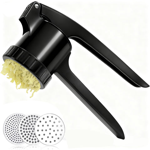 LHS Potato Ricer with three discs for precise texture control.