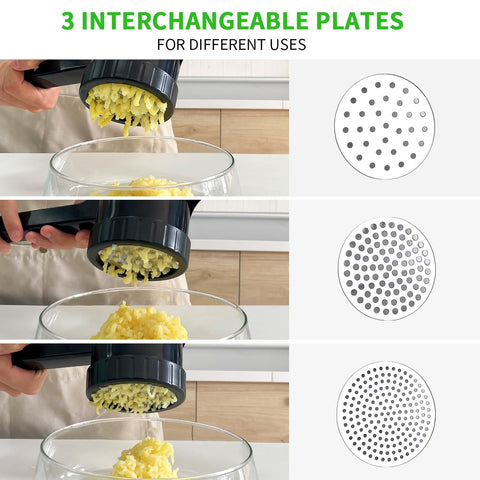 LHS Potato Ricer versatile tool for carrot, pumpkin, or baby food prep.