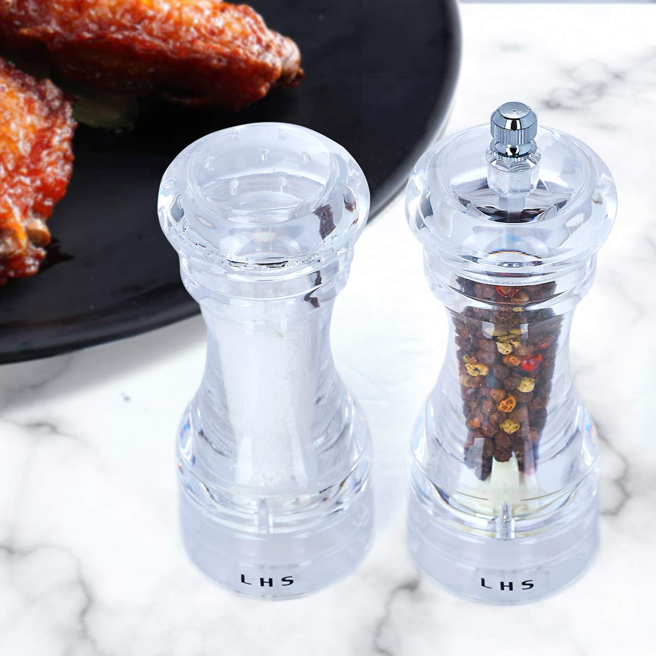 LHS clear body lets you track spice levels at a glance