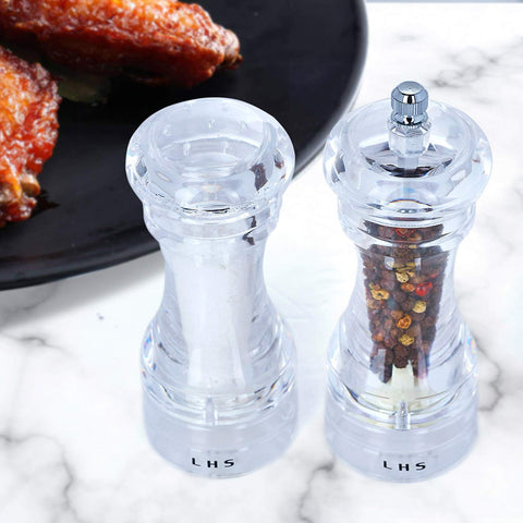 LHS clear body lets you track spice levels at a glance