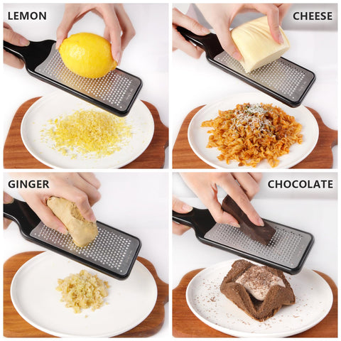 LHS Anti-slip Base keeps the grater stable on countertops.