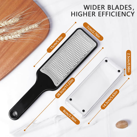 LHS Zester with precision blades for fine citrus zest.