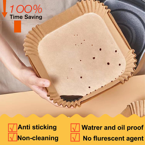 LHSHAD 12-percent thicker parchment provides durability during baking and frying.
