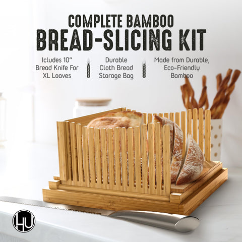 LHU bread storage bag keeps sliced bread fresh and organized.