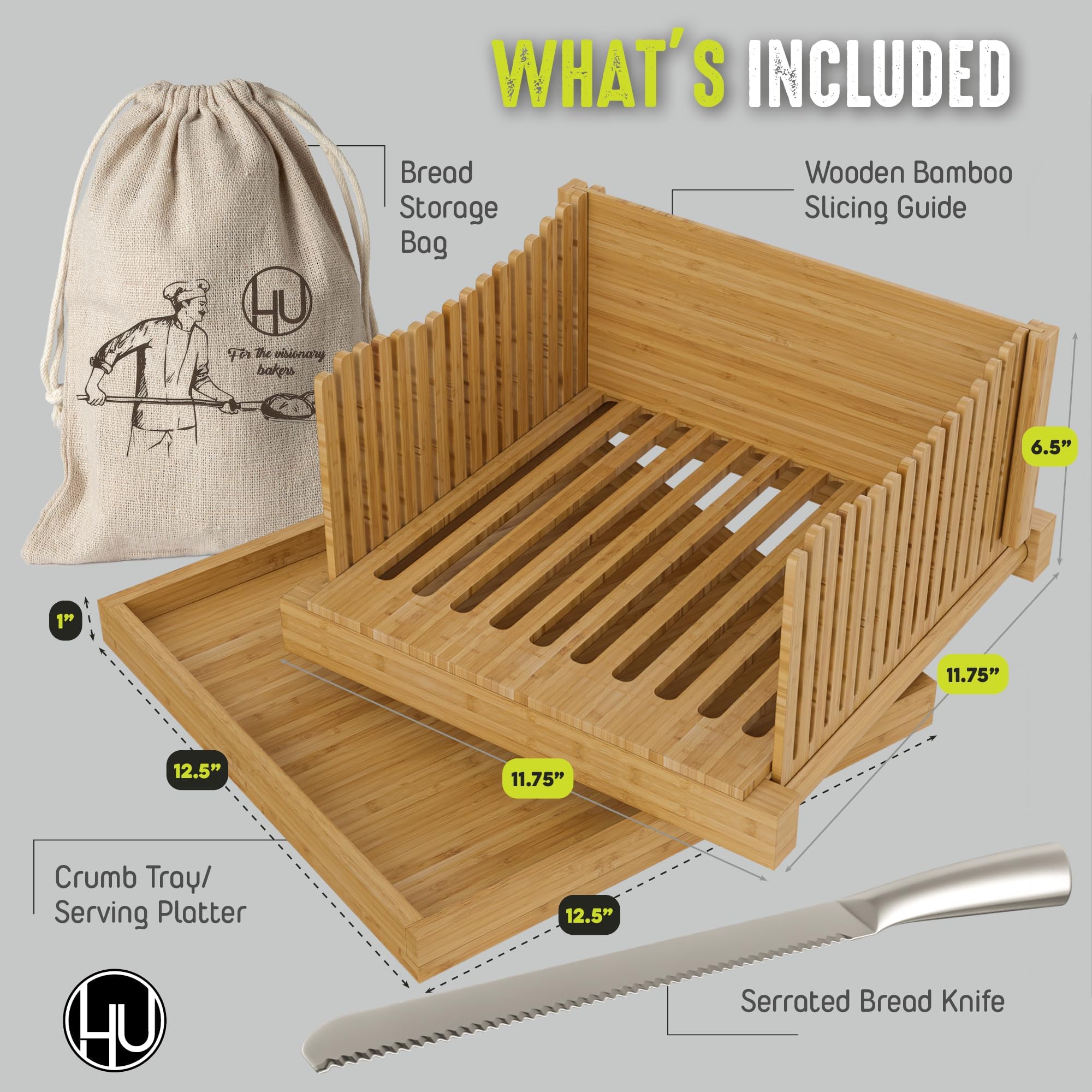 LHU folded slicer storage saves space after use.