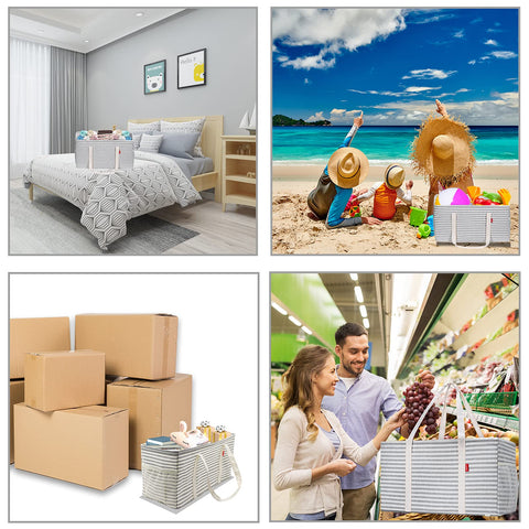 LHZK foldable tote design for easy storage and versatile use