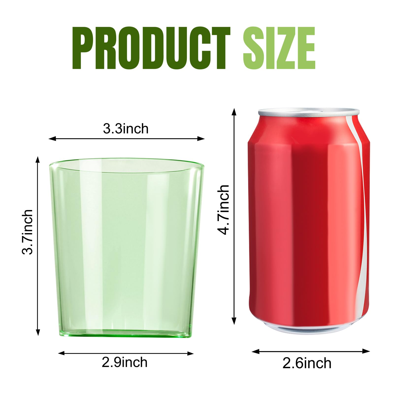 Liacere durable plastic cups; safe material ideal for family and parties.