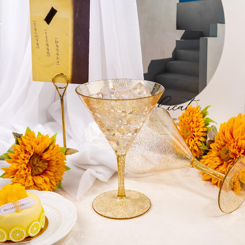 Liacere 11oz glasses suit Manhattans and cosmopolitans with sturdy plastic.
