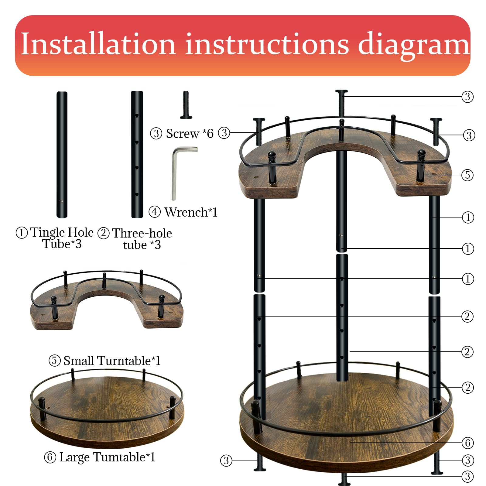 LIAISIMI cosmetic carousel organizer on vanity or bathroom