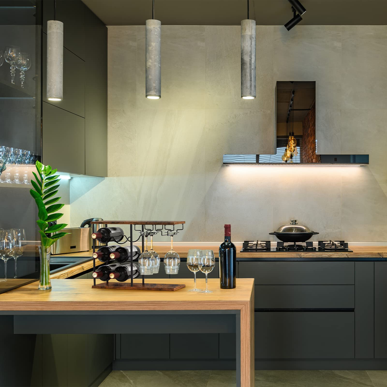 LIANTRAL versatile placement for kitchen, dining room, or bar display
