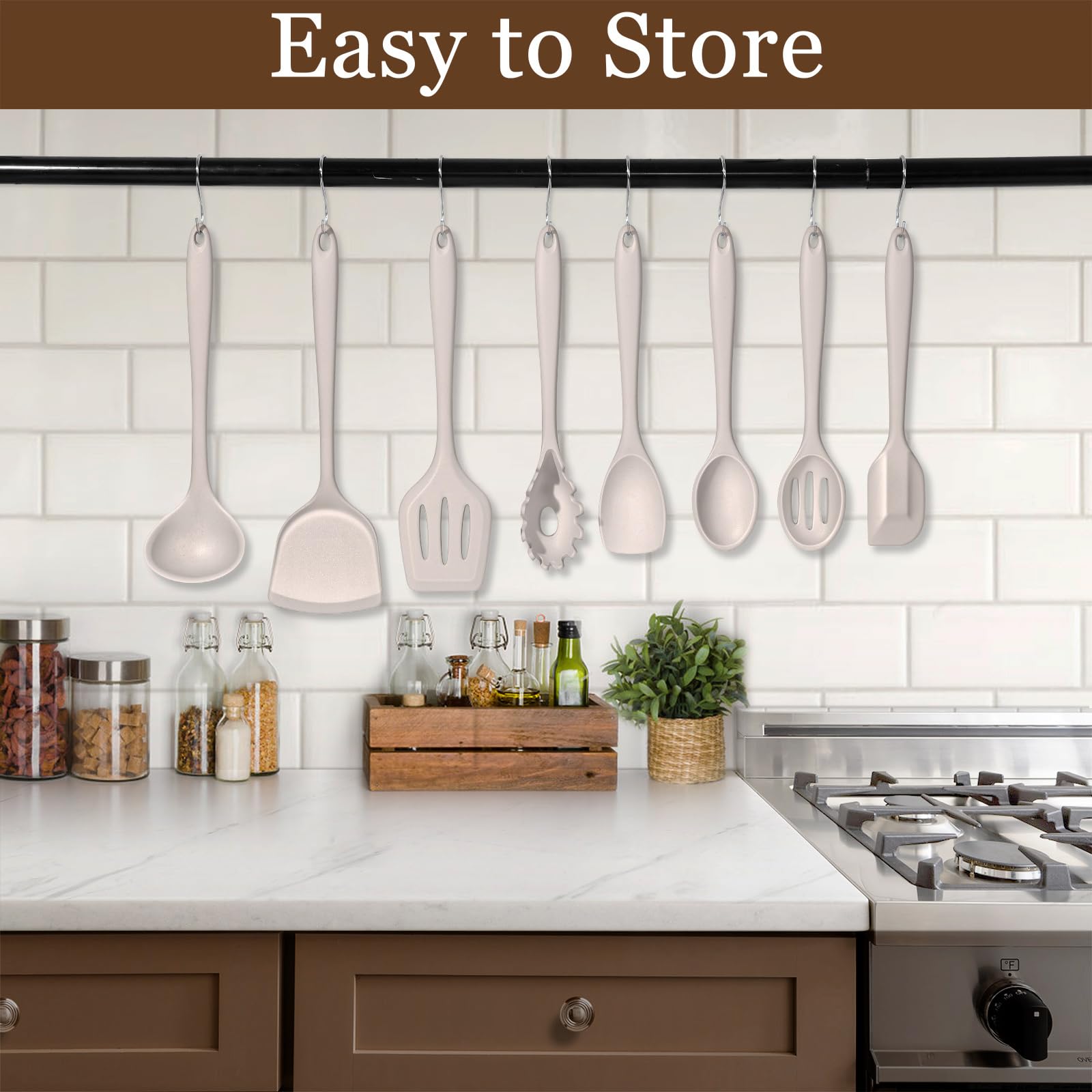 LIANYU large spatula helps flip and stir in big pots.