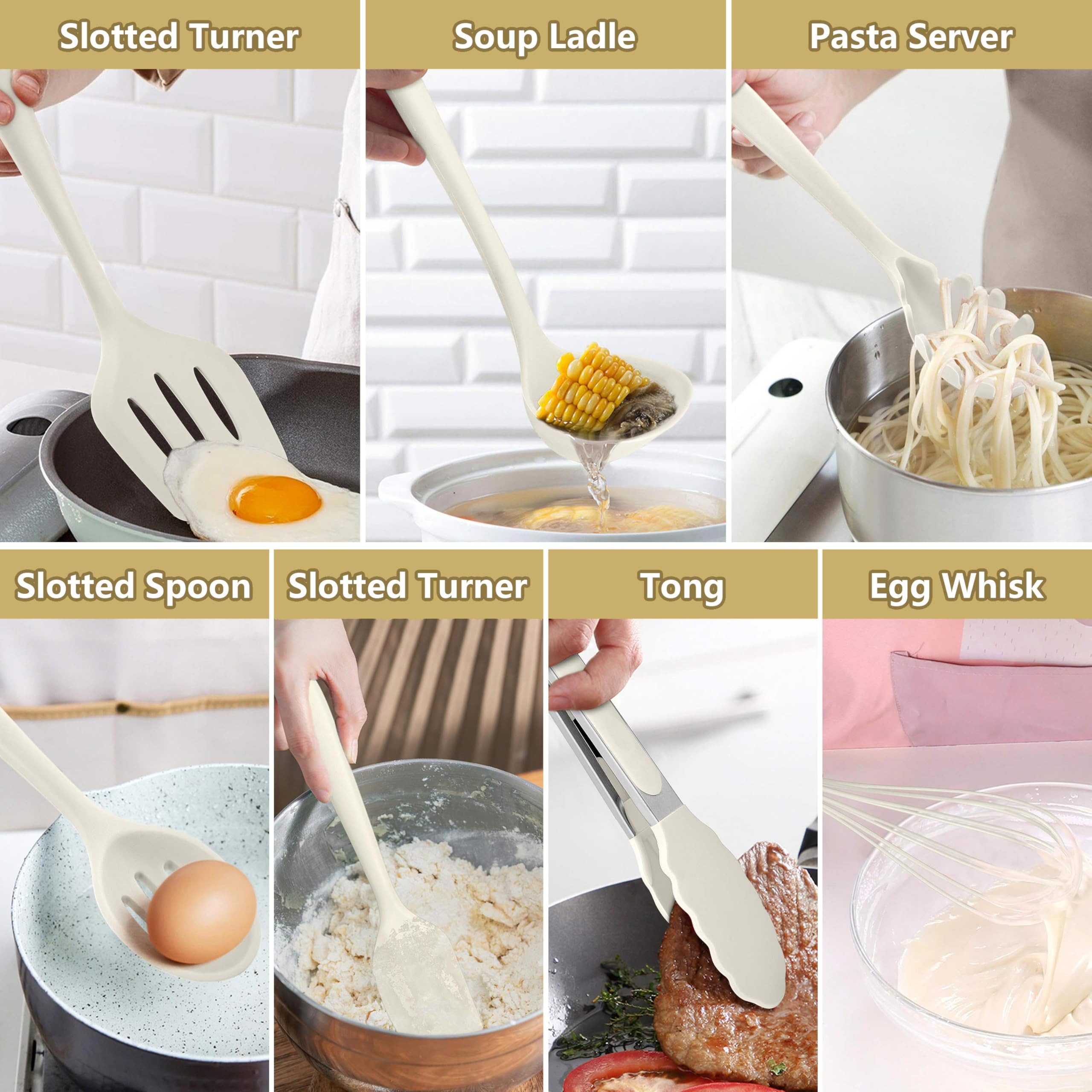 LIANYU dishwasher-safe utensils simplify cleanup after meals