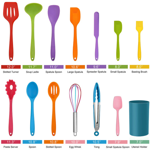 LIANYU silicone spatula-spoon demonstrating non-scratch silicone properties