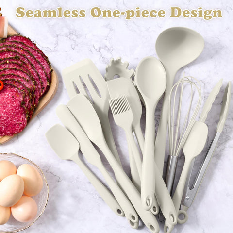 LIANYU solid spoon ideal for stirring and serving