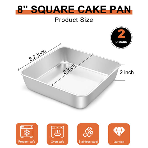LIANYU leak-proof 2-inch sides prevent spills during multi-item bakes
