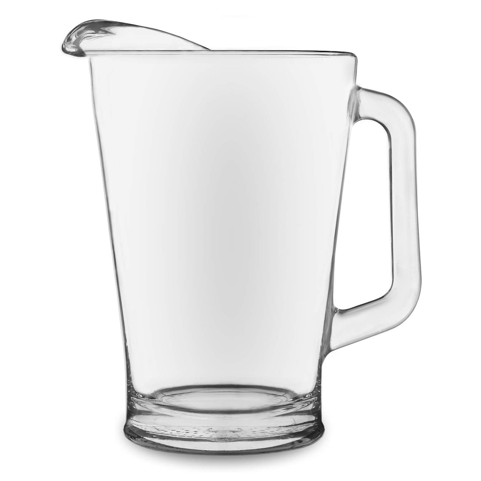 Libbey beer pitcher ready for party serving with a generous opening.