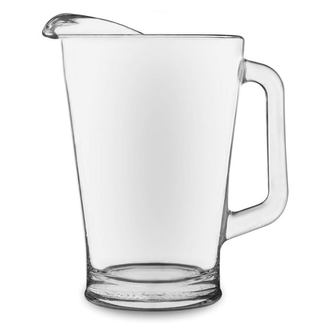 Libbey beer pitcher ready for party serving with a generous opening.