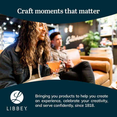 Libbey Belgian-ale glass head retention supports foam.
