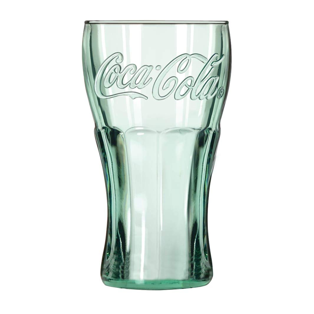 Libbey Coca-Cola tumbler durable glass designed for repeated use.