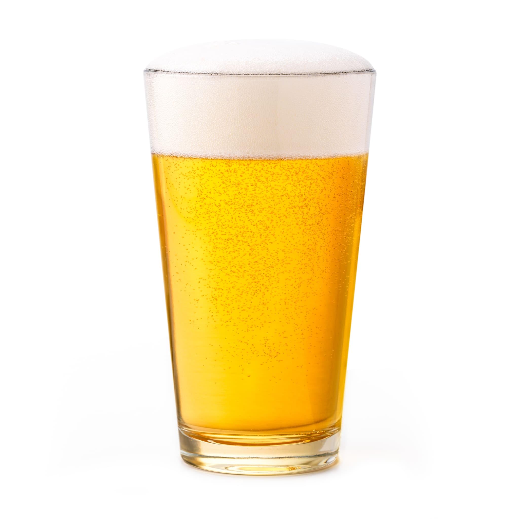 Libbey 1639HT Duratuff 16oz pint glasses, 12-pack, versatile for beer, water, and cocktails.