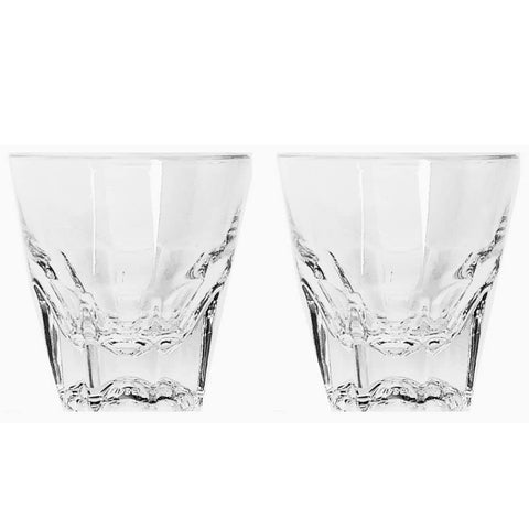 Libbey Duratuff Cortado glass with paneled design for elegant pours and presentation.