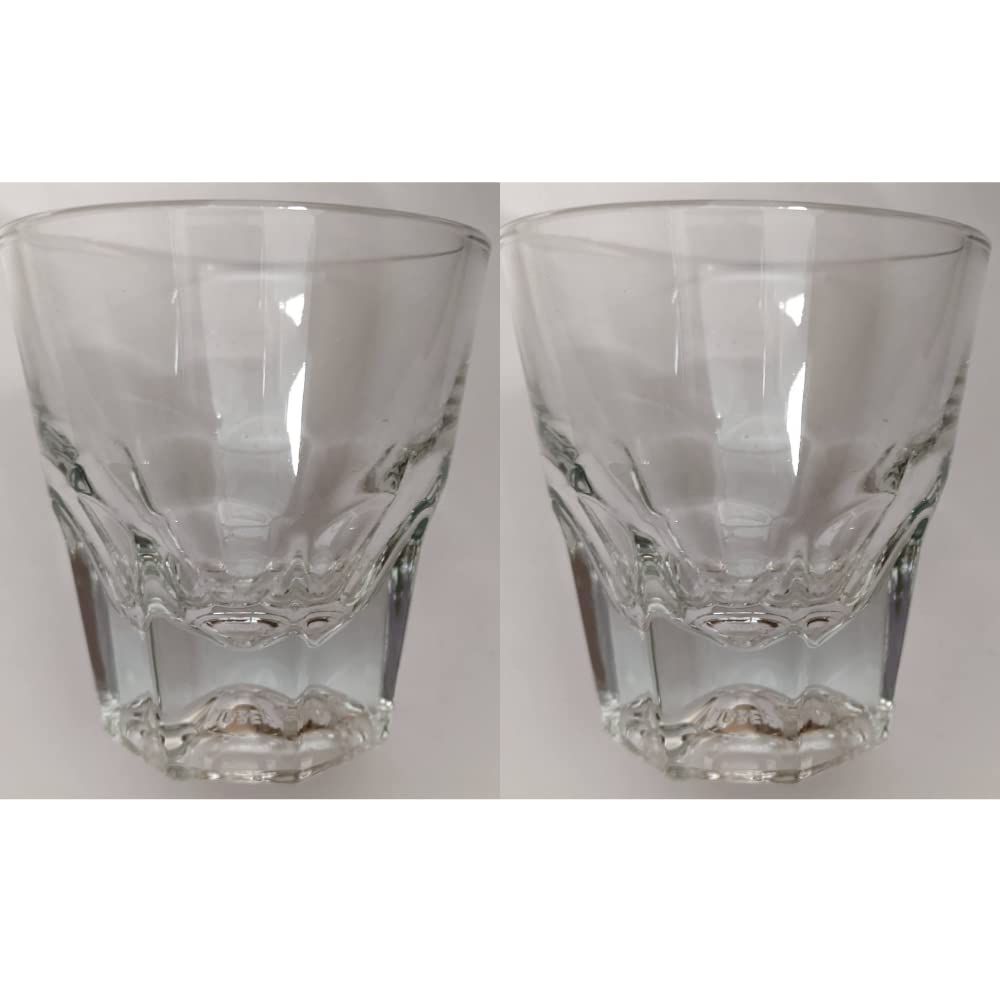 Libbey Cortado rocks glass showing a thick sham base for stable placement.