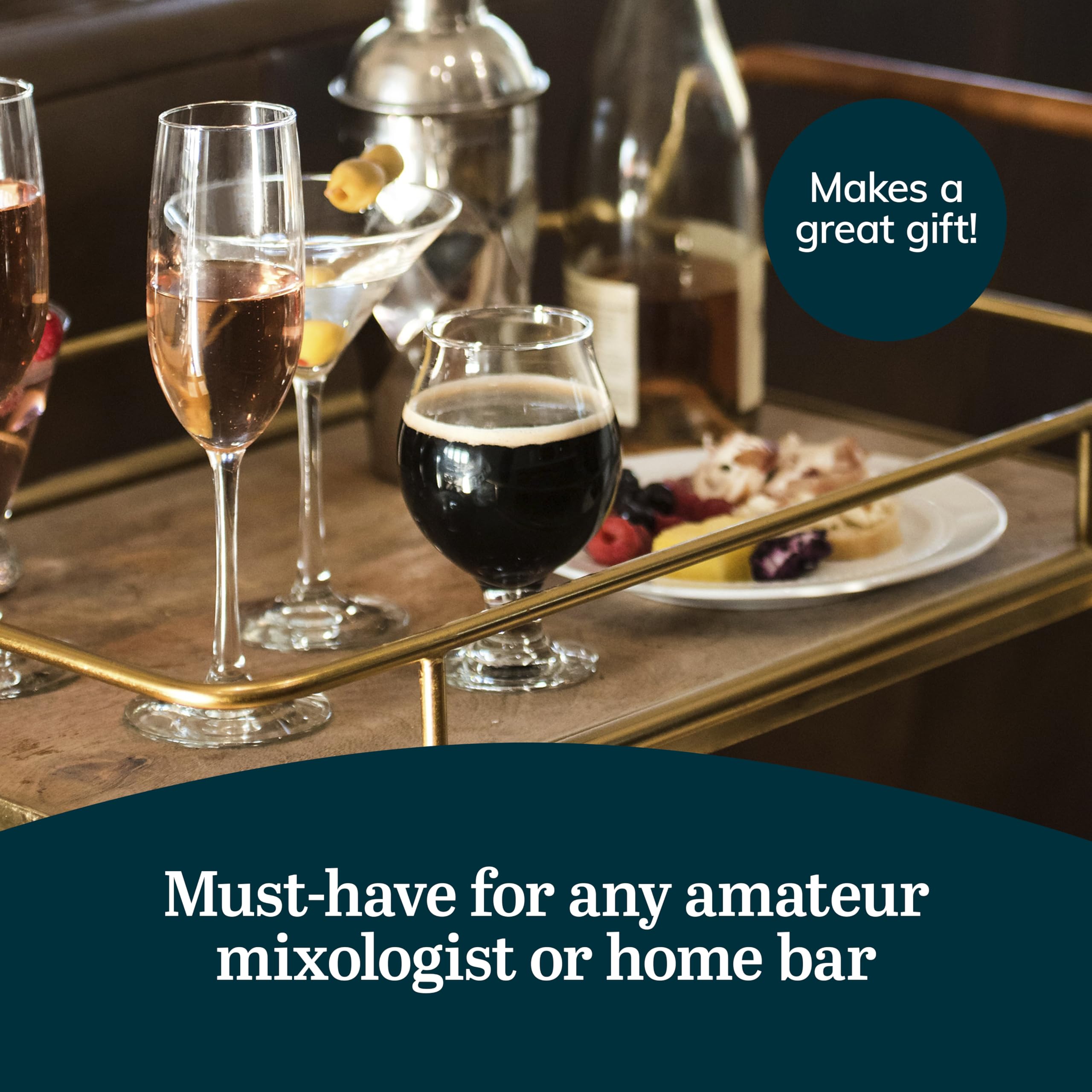 Libbey Belgian beer glass set makes a thoughtful gift for craft beer lovers.