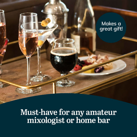 Libbey Belgian beer glass set makes a thoughtful gift for craft beer lovers.