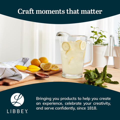Libbey iced tea pitcher ideal for gatherings and family meals.