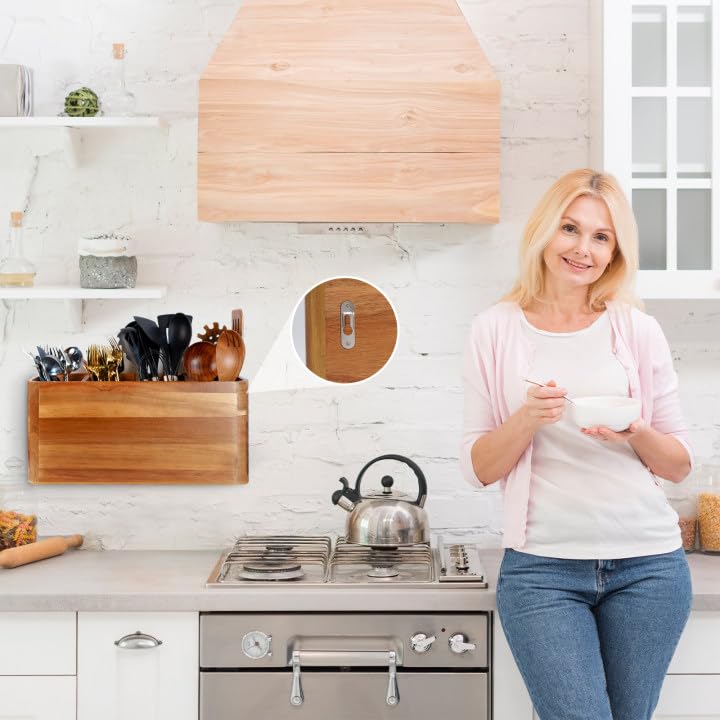 Liberal Brightdeer durable acacia wood kitchen accessory with natural grain.