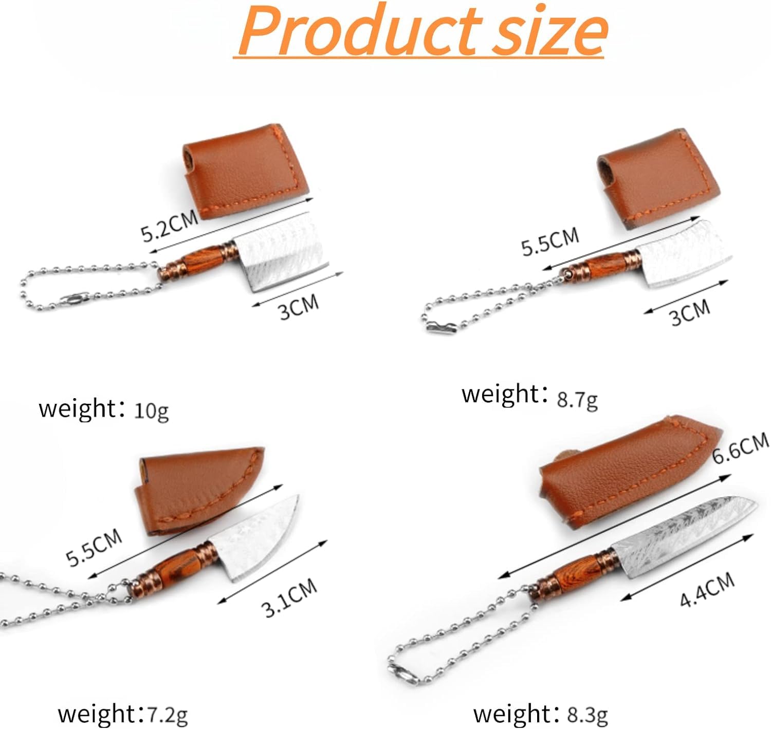 Liberal Brightdeer mini knife in protective outer sheath for safe storage.