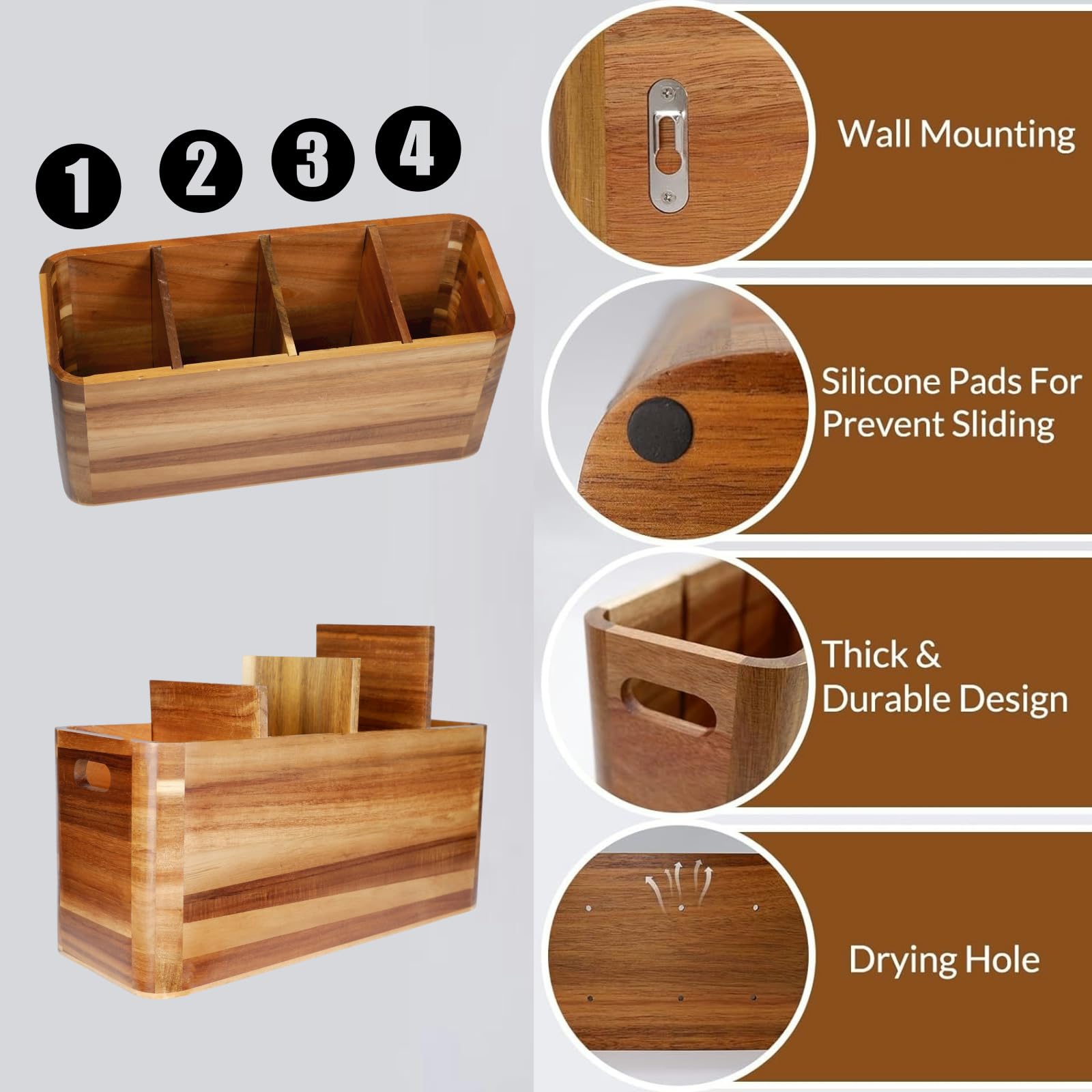 Liberal Brightdeer removable partition inside for easy cleaning and flexible layout.
