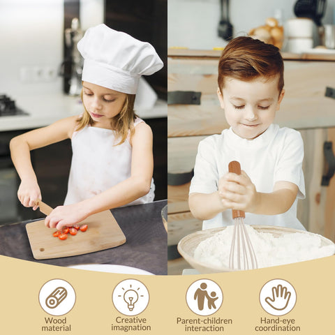 Liberal Brightdeer wooden spoon for little cooks, attractive patterns