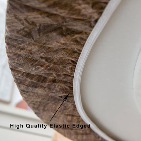 LIBERECOO indoor dining scene featuring stain-resistant vinyl fabric.