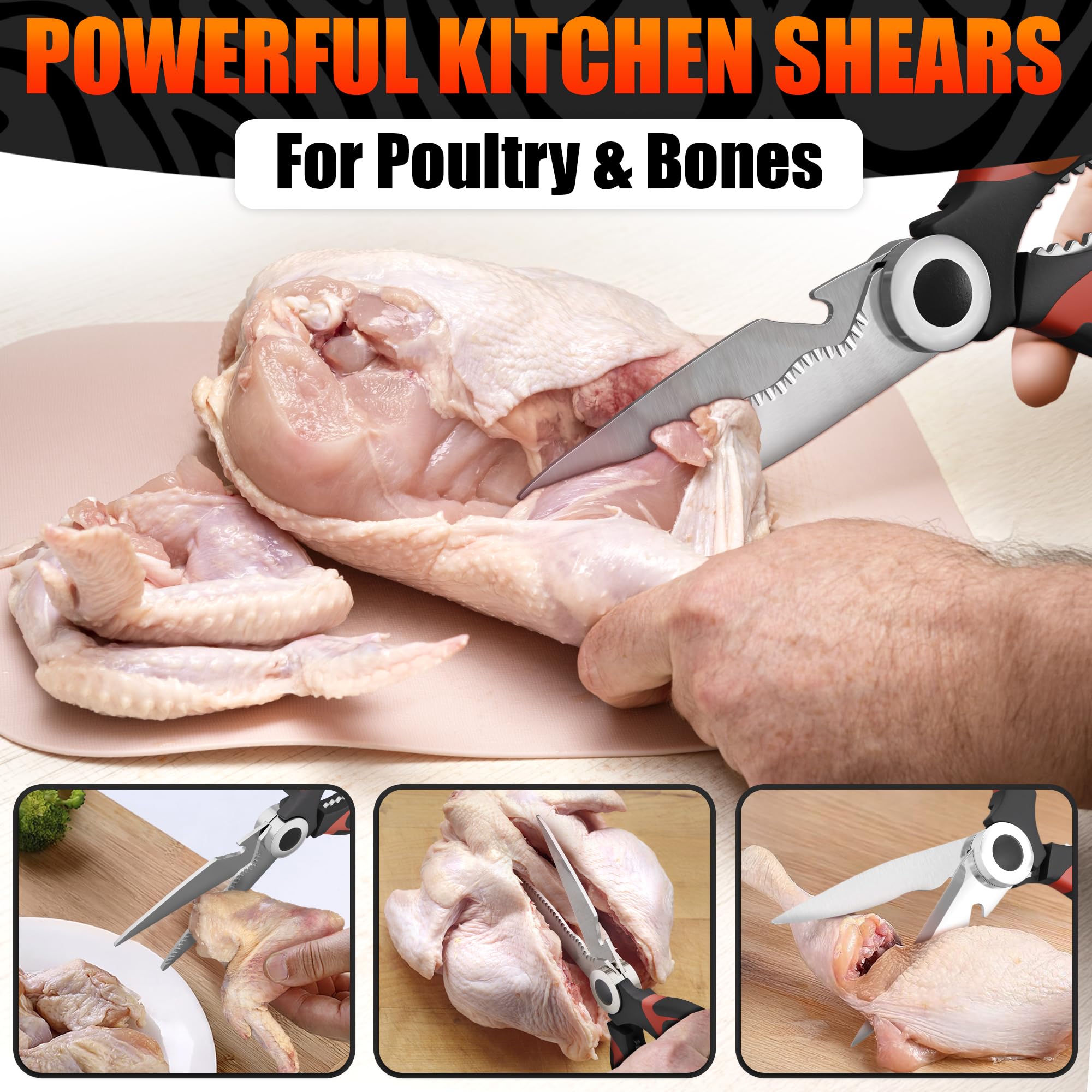 LIBERHAUS versatile scissors for vegetables offering clean, easy cuts.