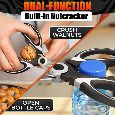 LIBERHAUS protective blade covers keep edges guarded during storage.