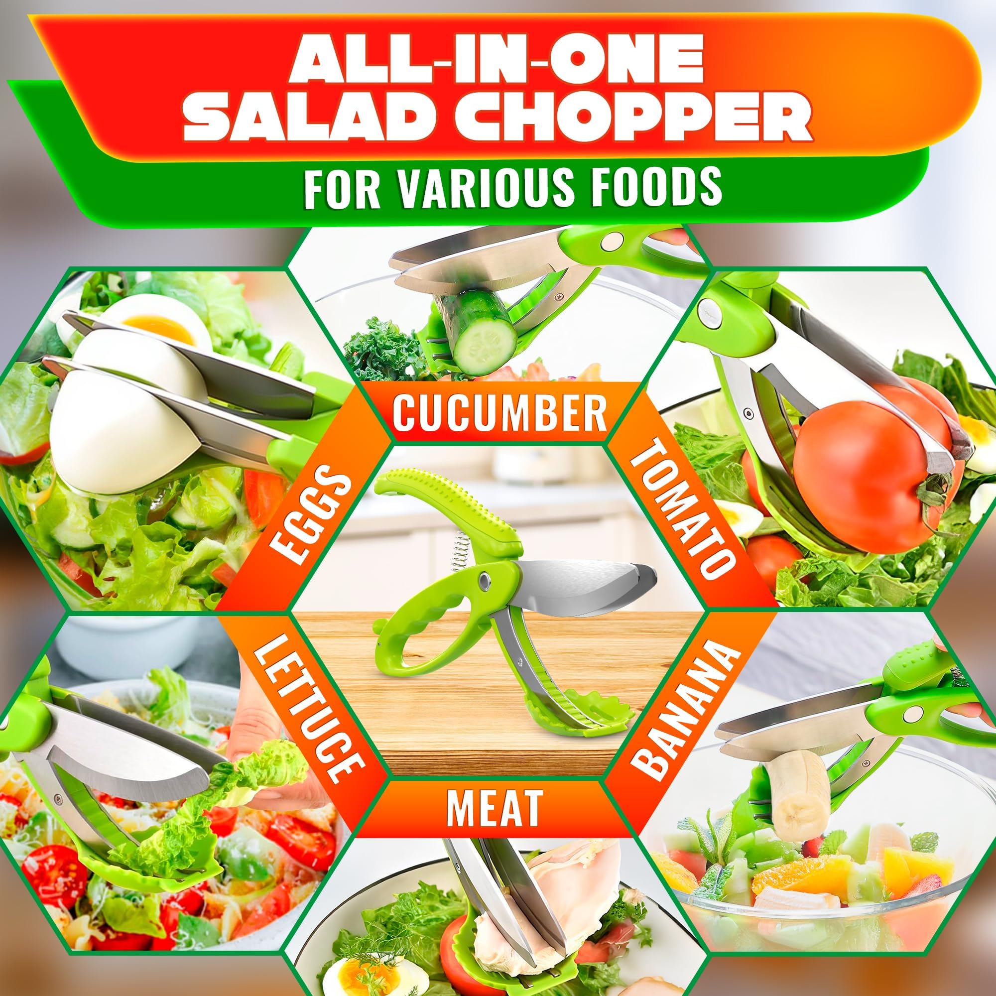 LIBERHAUS doubles as a vegetable cutter for quick meal prep
