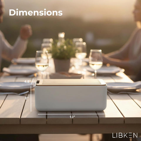 LIBKEN Bread Box breathable drawstring bag protects loaves and reduces plastic use.