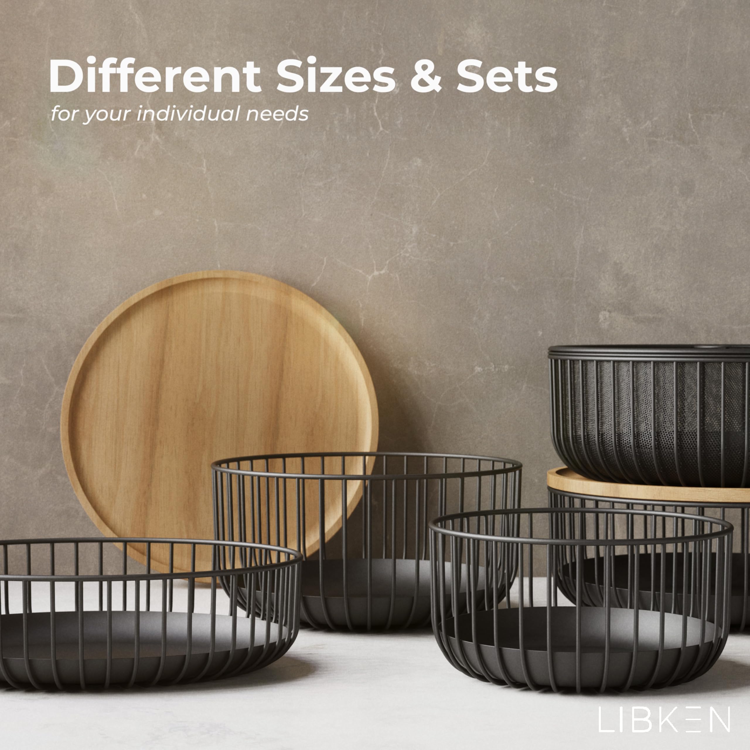 LIBKEN durable design offers long-lasting kitchen organization on the counter.