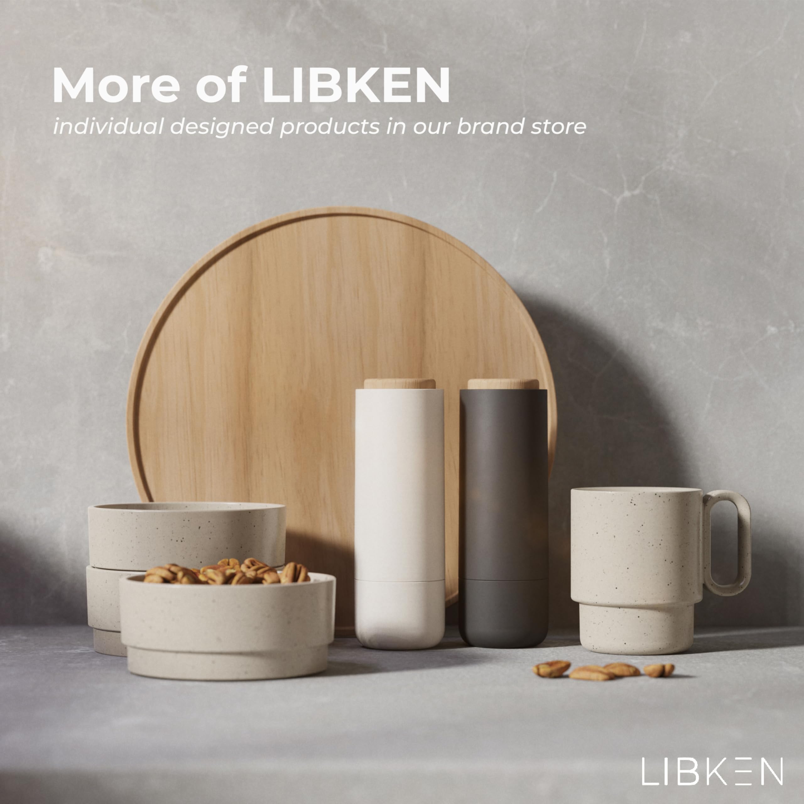 LIBKEN organized kitchen with the fruit basket keeping produce visible and accessible