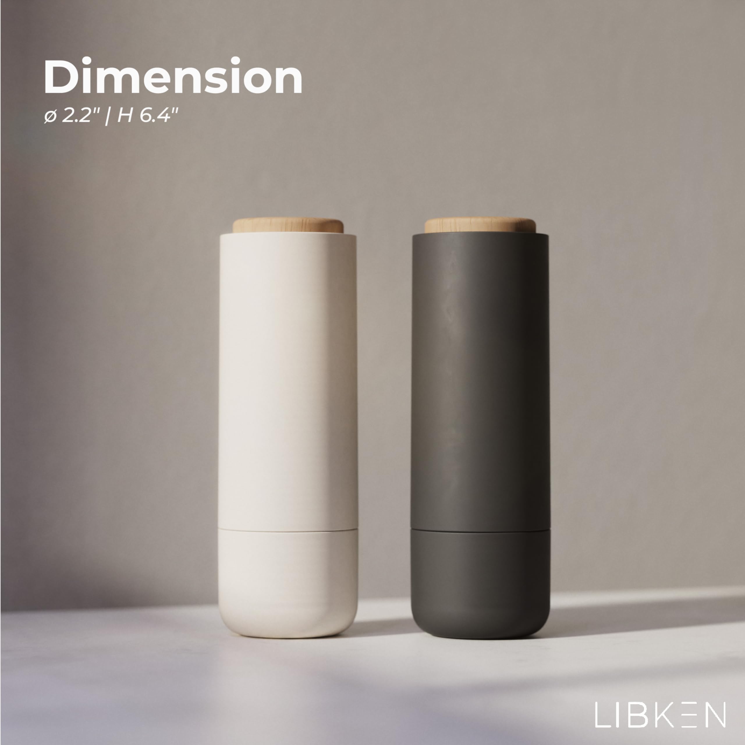 LIBKEN mess-free upside-down design prevents spills on countertops during cooking.