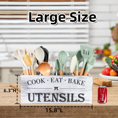 LIBODOUR Utensil Holder on a dining table, doubles as a condiments and napkin ring caddy.