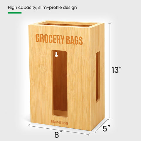 Libreshine snag-free edges enable smooth one-handed bag removal.