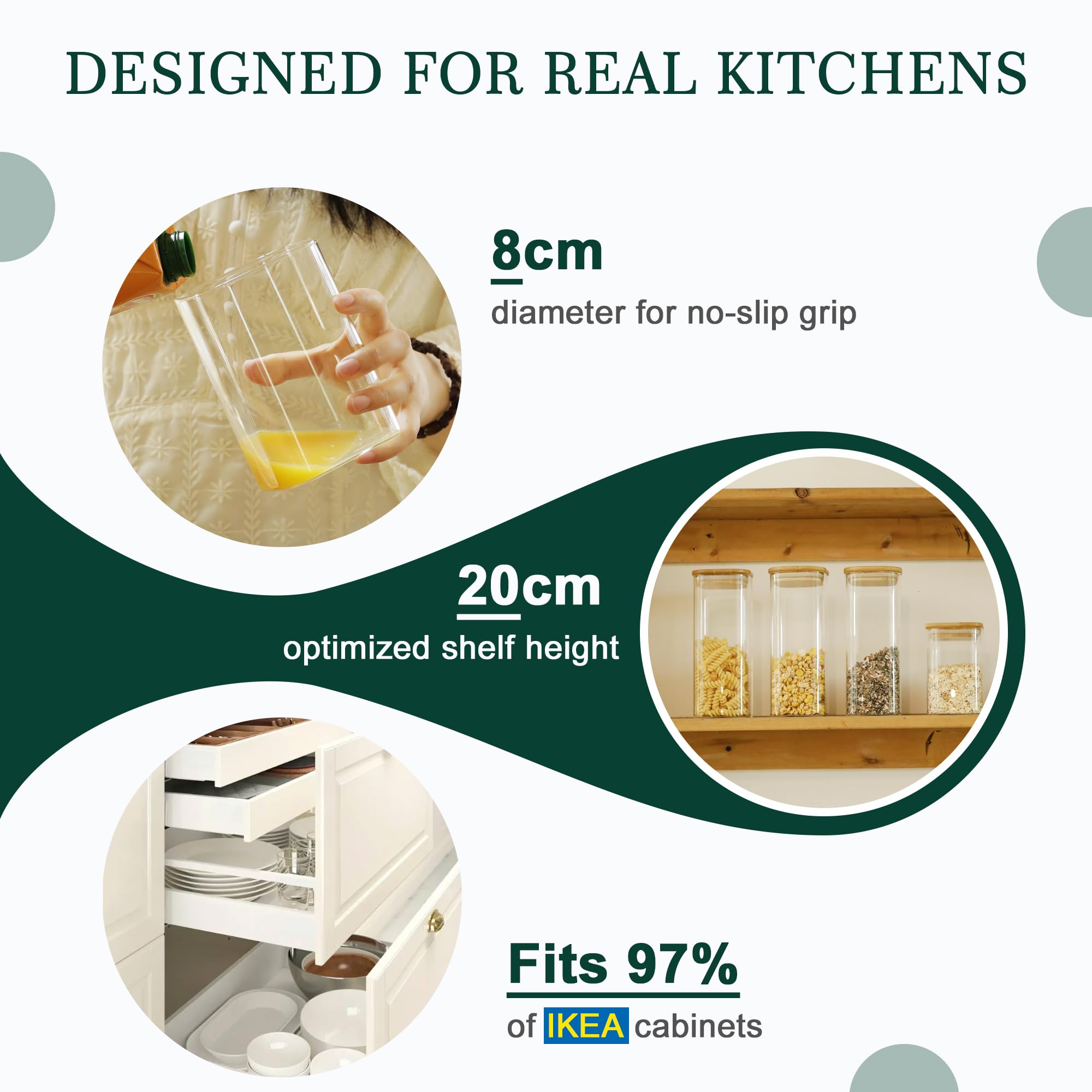 LIBWYS airtight seal close-up on the jar lid.